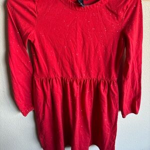 Red Long Sleeve Dress